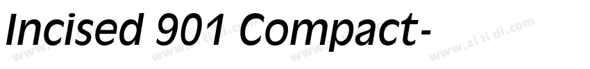 Incised 901 Compact字体转换